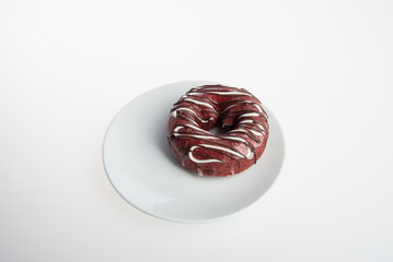 donut or fresh donut on a background.
