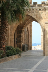 Fototapeta na wymiar Vue sur la mer, Byblos, Liban
