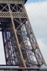Detailaufnahme des Pariser Eiffelturms