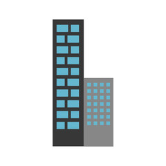 buildings cityscape scene icon vector illustration design