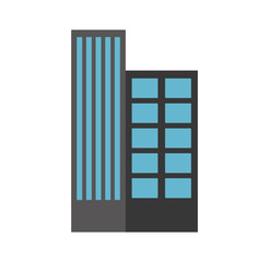buildings cityscape scene icon vector illustration design