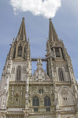 Fototapeta na wymiar Dom St. Peter in Regensburg