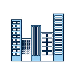 buildings cityscape scene icon vector illustration design