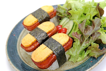 sushi, japanese food closeup