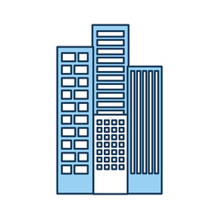 buildings cityscape scene icon vector illustration design