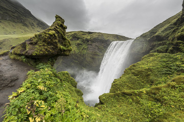 Waterfall and Cliff Long Exposure