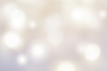 Abstract silver festive  background with defocused natural bokeh, blur texture with copy space,...