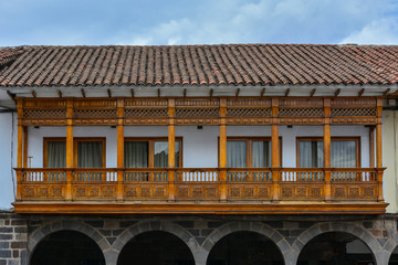 Peru Cusco balcony