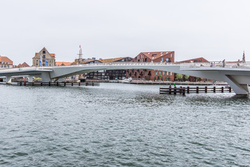 Obraz premium Inner harbor bridge in Copenhagen