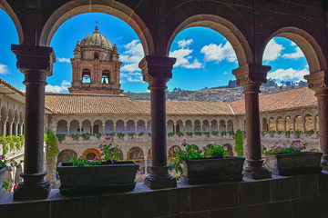 Peru Cusco santo domingo convent - obrazy, fototapety, plakaty