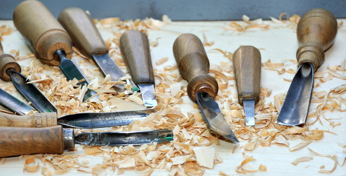 Wood carving tools