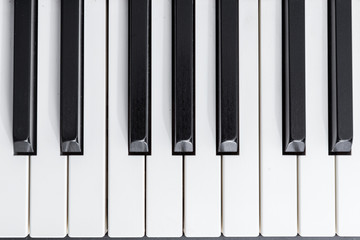 Naklejka premium close-up electric piano