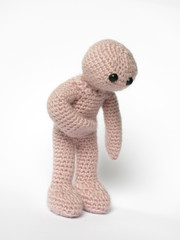 Häkelmännchen ist übel