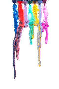 Crayon Melted Art