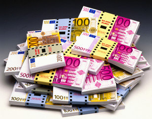 Money Euro bank notes
