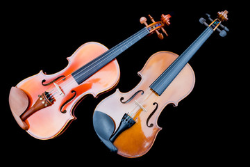 Obraz na płótnie Canvas close-up violin