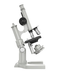 Antique Microscope Isolated