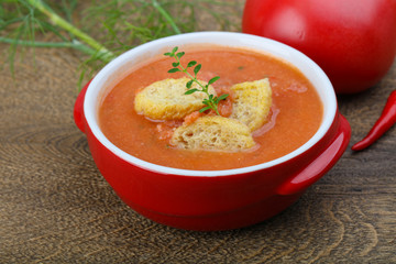 Gazpacho tomato soup