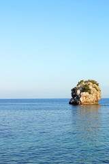 Rock in the sea Parga Greece