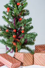 Christmas tree with gift box