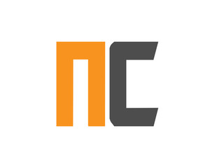 Fototapeta premium NC Initial Logo for your startup venture
