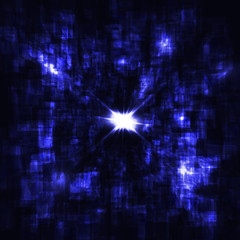 Fototapeta premium Dark blue colour Light Abstract pixels Technology background for computer graphic website internet. circuit board. text box.