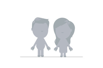 Human silhouette vector illustration