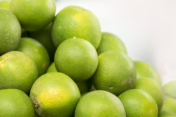 citrus fruit. sweet orange on market.
