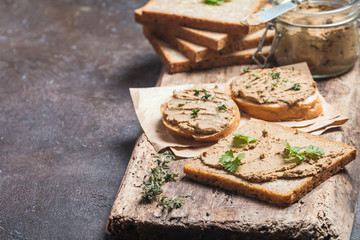 Fresh chicken liver pate