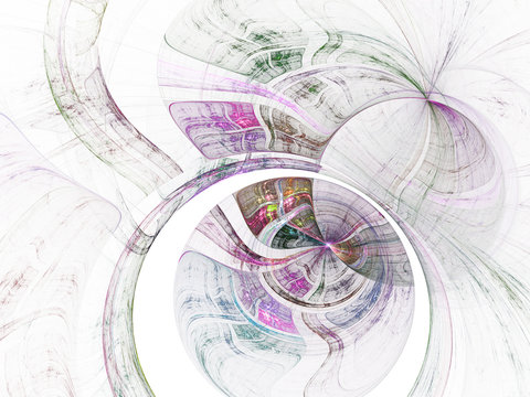 Pink toned fractal pattern, digital artwork for creative graphic design