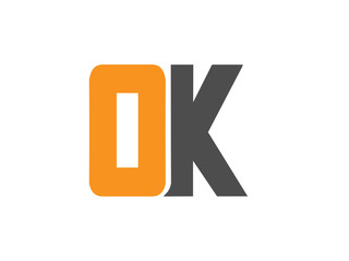 OK Initial Logo for your startup venture