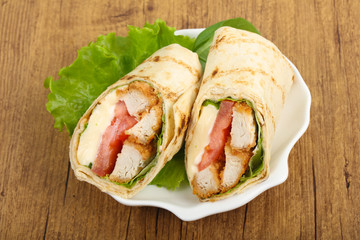 Chicken bread roll