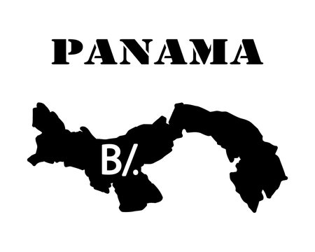 Symbol of Isle of  Panama  and map