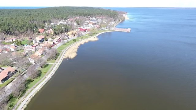 juodkrante aerial view 