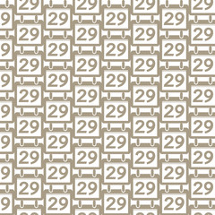 Pattern background Calendar Icon