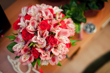 The bride's bouquet