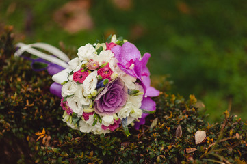 The bride's bouquet