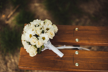 The bride's bouquet