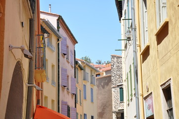 Fototapeta na wymiar Collioure centre ville