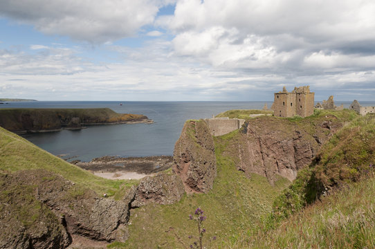 Castle of Dunnottar in Scotland