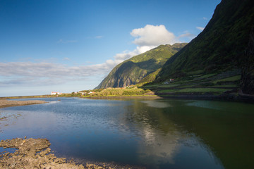 Naklejka premium Fajã de Santo Cristo, Açores