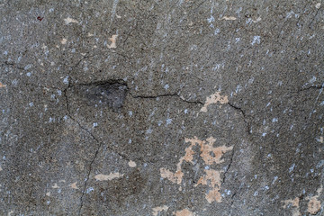 cracked concrete wall. background, texture