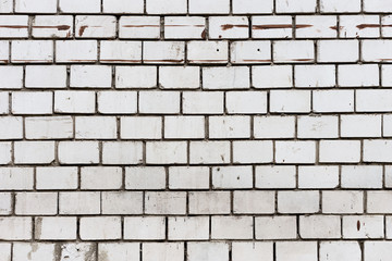 Obraz premium Background texture of a old white brick wall