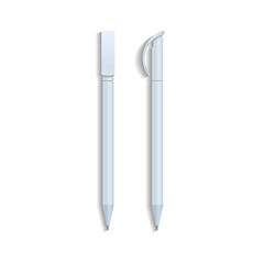 Pen mockup. Illustration isolated on white background