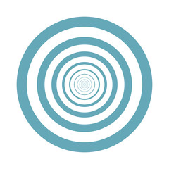 Optical illusion illustration, abstract futuristic background eps10