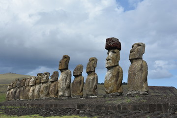 Ahu Tongariki on Easter Island