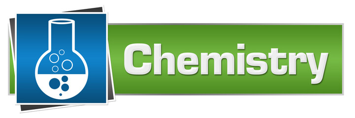 Fototapeta premium Chemistry Green Blue Horizontal 