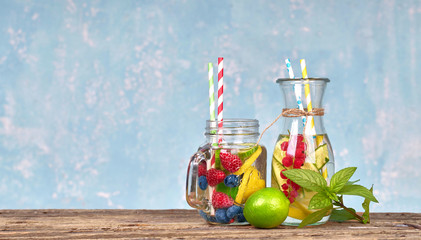 Sommer mit frischer Limonade