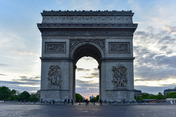 Fototapeta na wymiar Arc de Triomphe - Paris, France