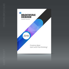 Simple style brochure. Flyer promotion. 